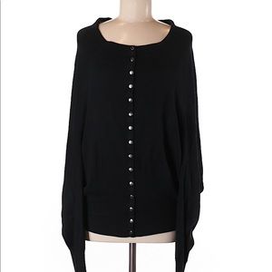 All Saints Black Pullover Sweater